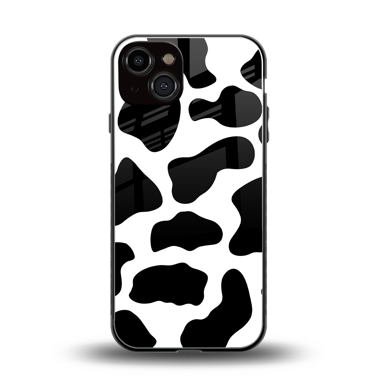 Cow Fur back phone cover | glass case for iphone 13