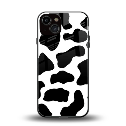Cow Fur back phone cover | glass case for iphone 13