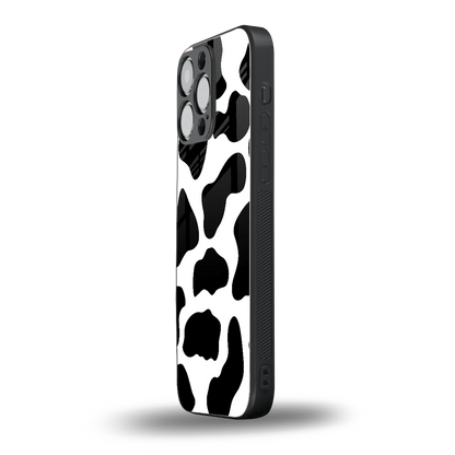 Cow Fur iphone 15 pro max mobile cover | shockproof glass phone case