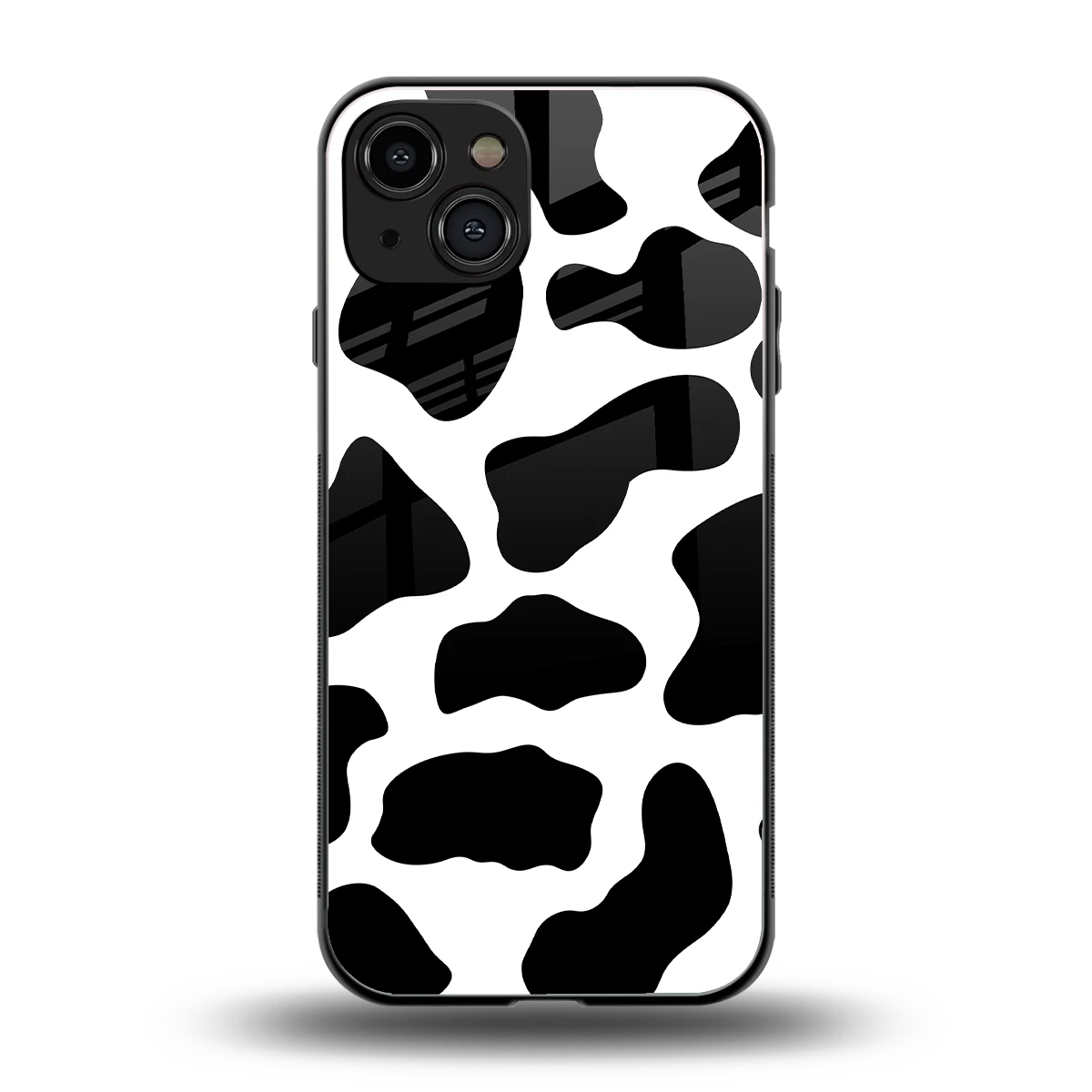 Cow Fur back phone cover | glass case for iphone 15