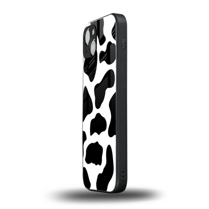 Cow Fur iphone 15 mobile cover | shockproof glass phone case