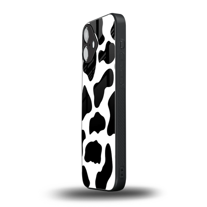 Cow Fur iphone 16 plus mobile cover | shockproof glass phone case