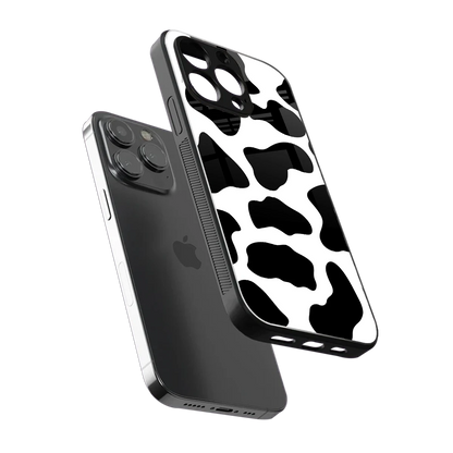 Cow Fur sleek iphone 16 pro max cover with tempered glass back and TPU edges