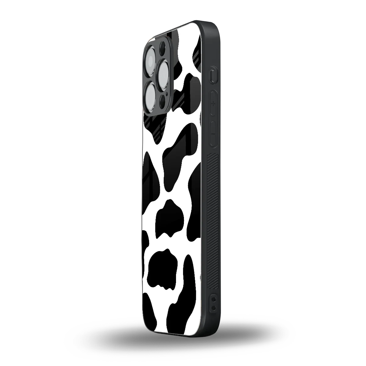 Cow Fur iphone 16 pro max mobile cover | shockproof glass phone case