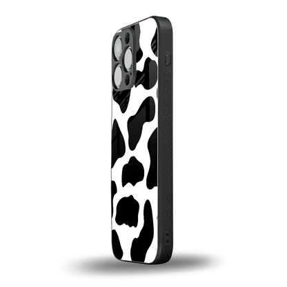 Cow Fur iphone 16 pro max mobile cover | shockproof glass phone case