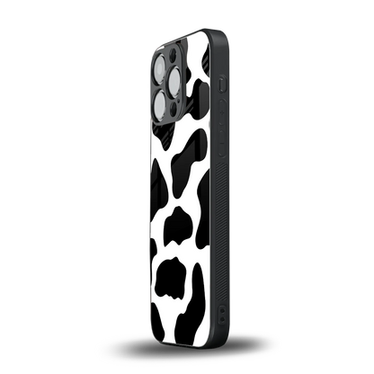 Cow Fur iphone 16 pro mobile cover | shockproof glass phone case