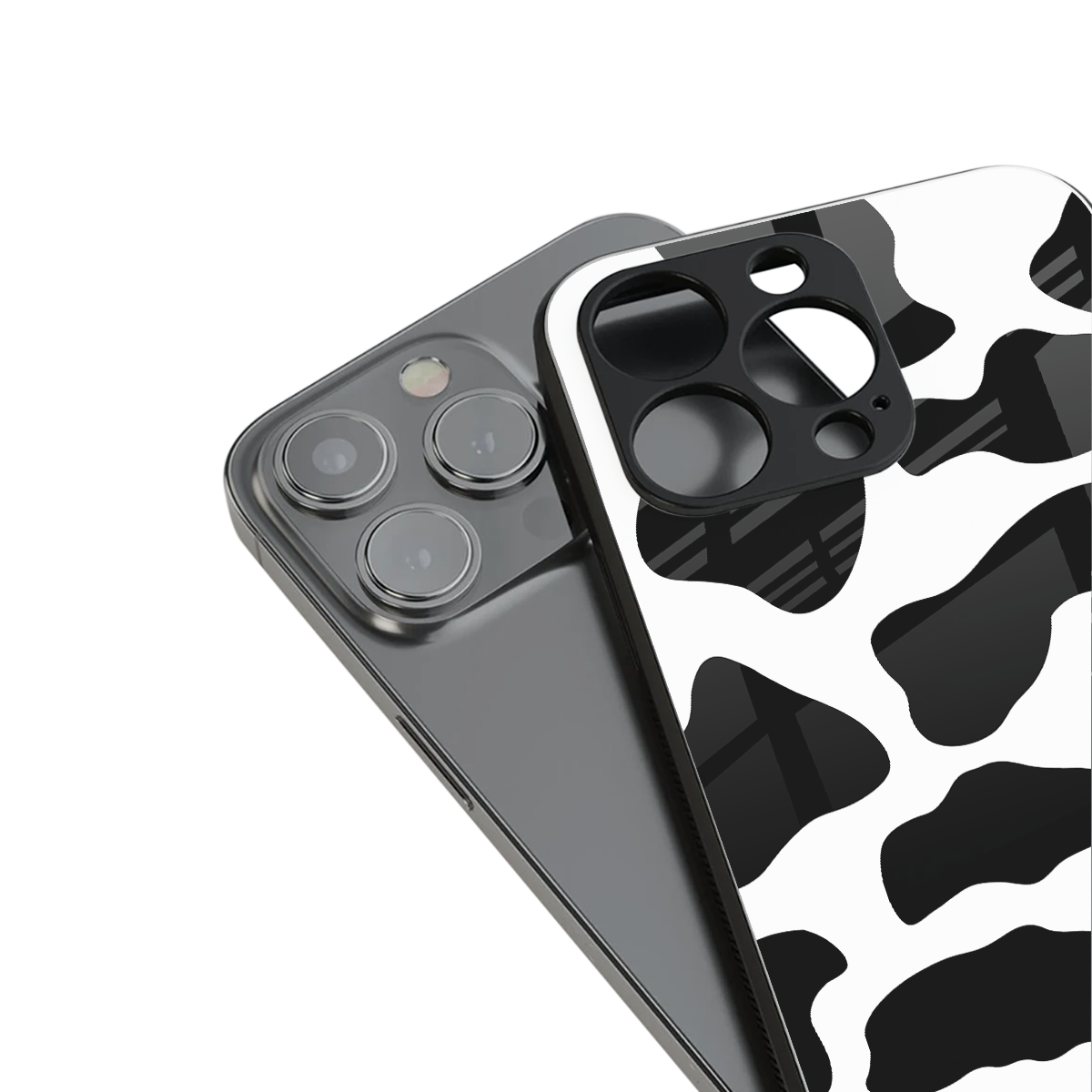 Cow Fur Phone Case for Iphone 16 | Glass Case