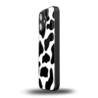 Cow Fur iPhone 16 mobile cover | shockproof glass phone case