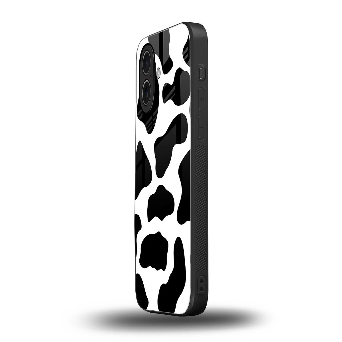 Cow Fur iphone 17 mobile cover | shockproof glass phone case
