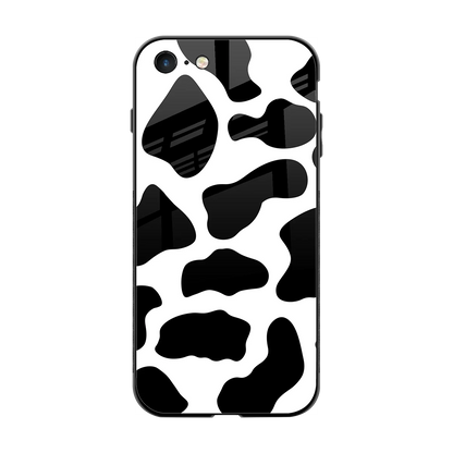 Cow Fur back phone cover | glass case for iphone 7