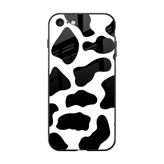 Cow Fur back phone cover | glass case for iphone 7