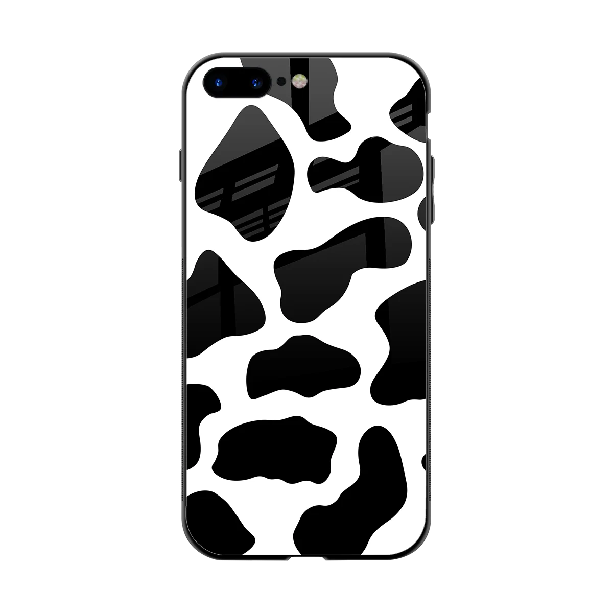 Cow Fur back phone cover | glass case for iphone 7 plus