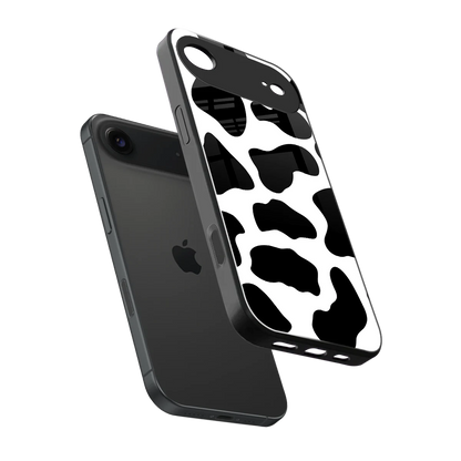 Cow Fur sleek iphone air cover with tempered glass back and TPU edges