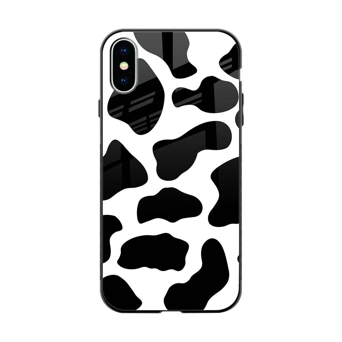 Cow Fur back phone cover | glass case for iphone xs