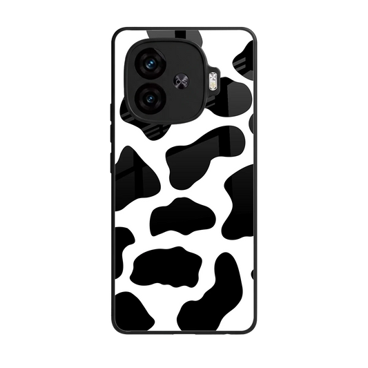 Cow Fur back phone cover | glass case for iqoo neo 10r 5g