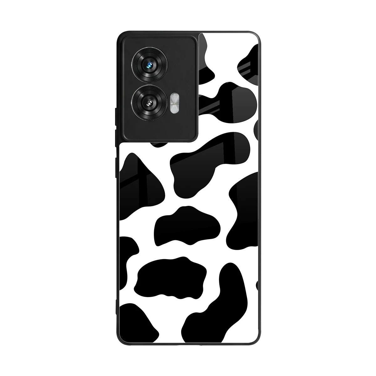 Cow Fur back phone cover | glass case for motorola edge 50 fusion