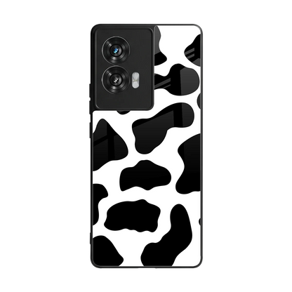 Cow Fur back phone cover | glass case for motorola edge 50 fusion