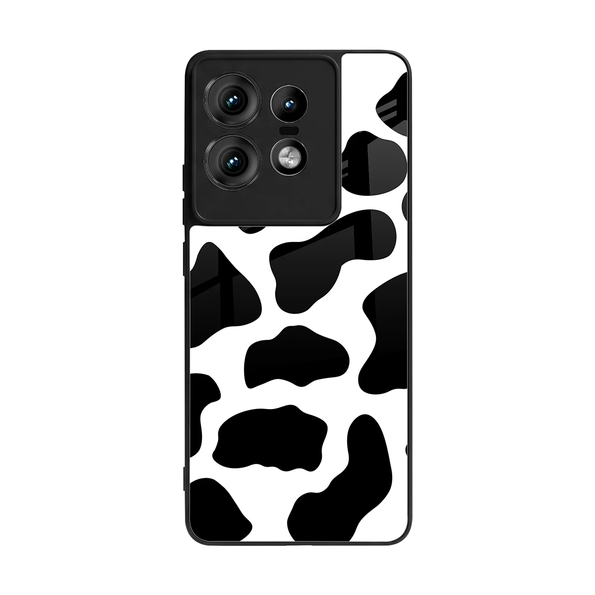 Cow Fur back phone cover | glass case for motorola edge 50 pro