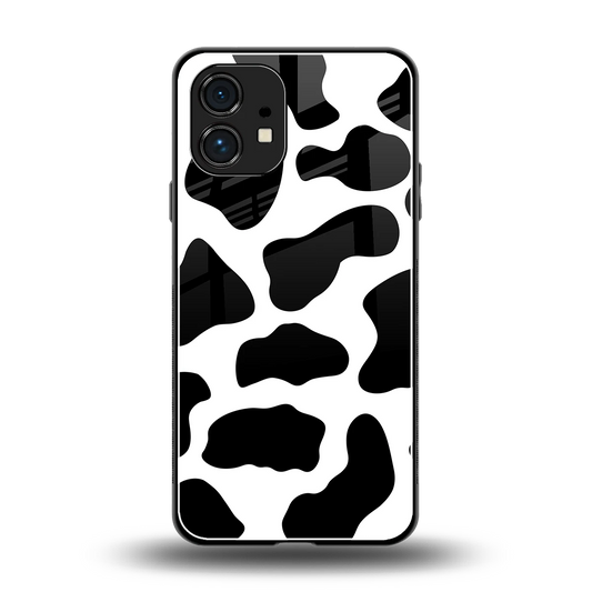Cow Fur back phone cover | glass case for nothing phone 1