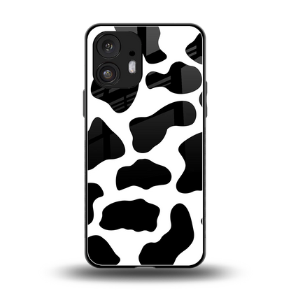 Cow Fur back phone cover | glass case for nothing phone 2