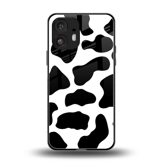 Cow Fur back phone cover | glass case for nothing phone 2