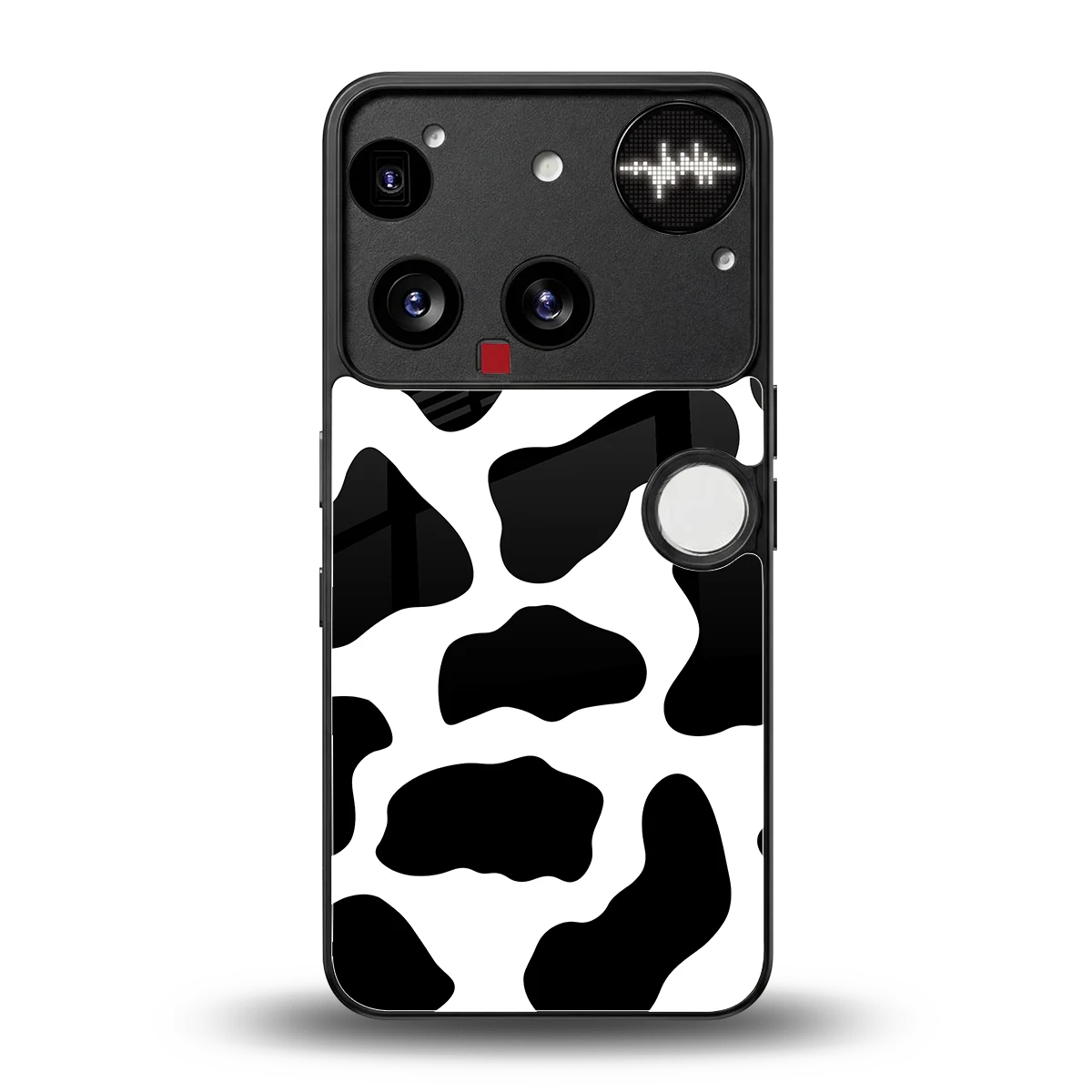 Cow Fur back phone cover | glass case for nothing phone 3