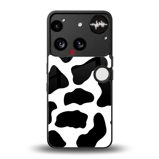 Cow Fur back phone cover | glass case for nothing phone 3