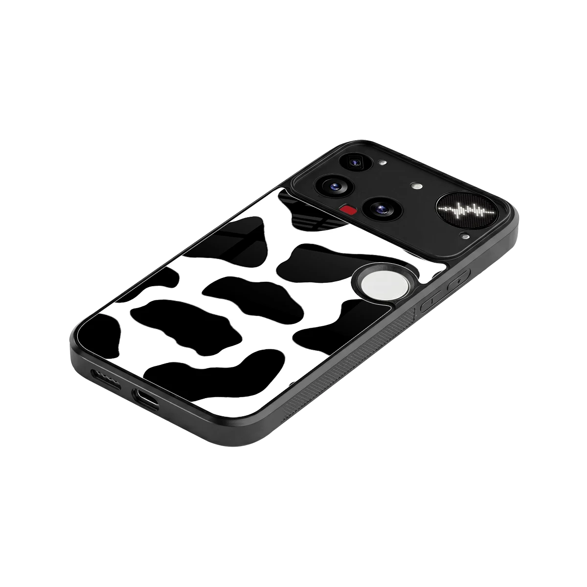 Cow Fur stylish phone case for nothing phone 3 | glossy glass and slim fit