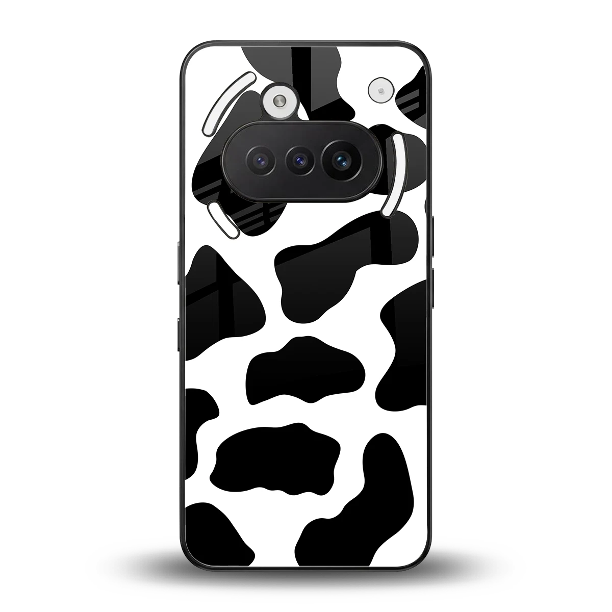 Cow Fur back phone cover | glass case for nothing phone 3a