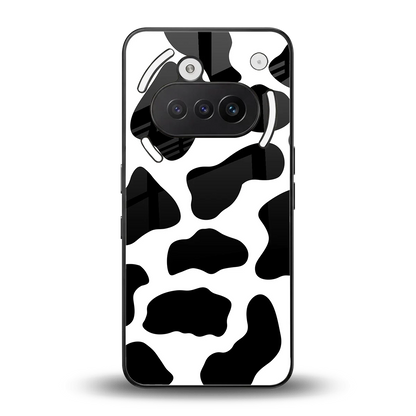 Cow Fur back phone cover | glass case for nothing phone 3a