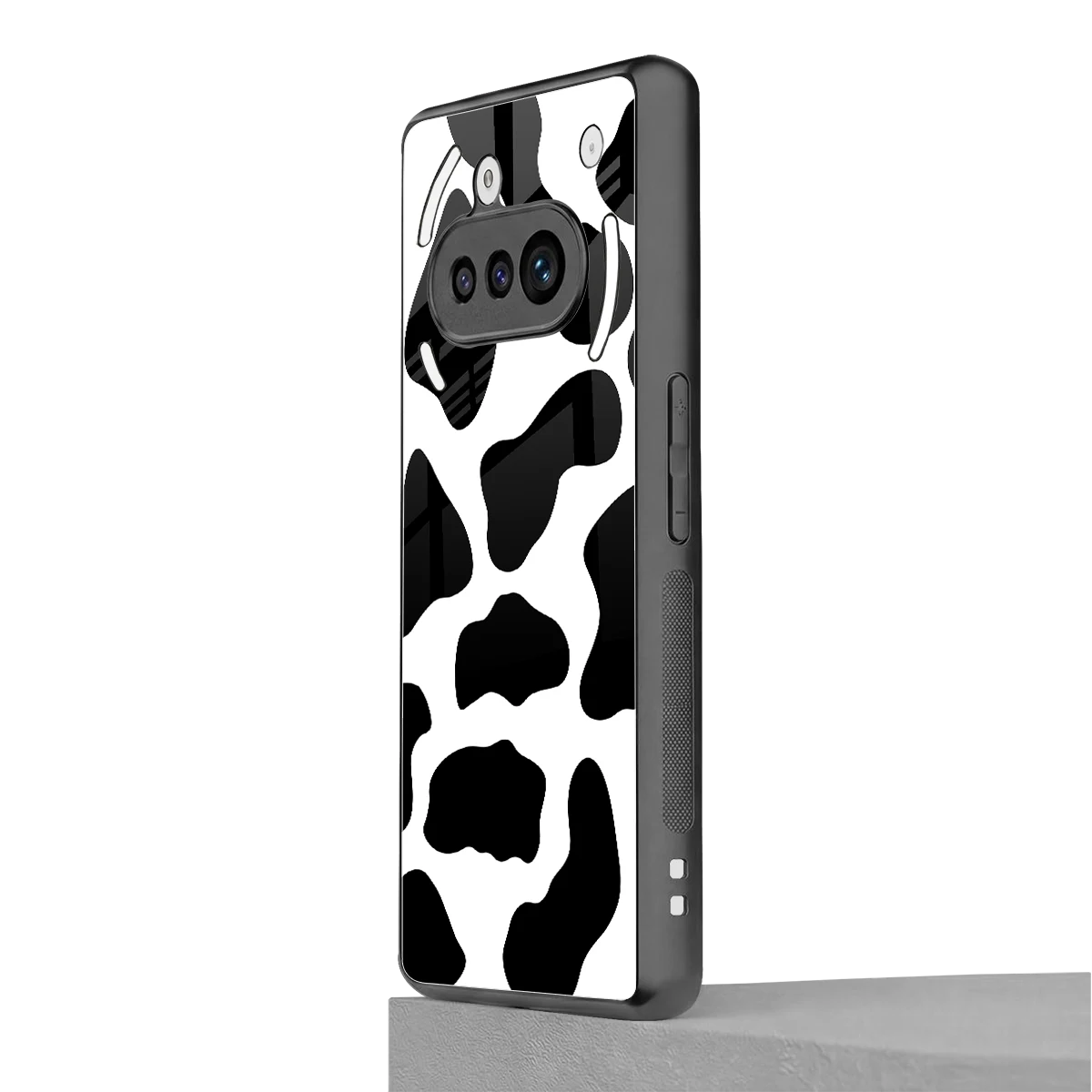 Cow Fur nothing phone 3a mobile cover | shockproof glass phone case