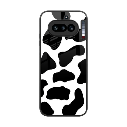 Cow Fur back phone cover | glass case for nothing phone 4a
