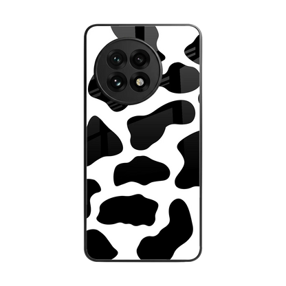Cow Fur back phone cover | glass case for oneplus 13r
