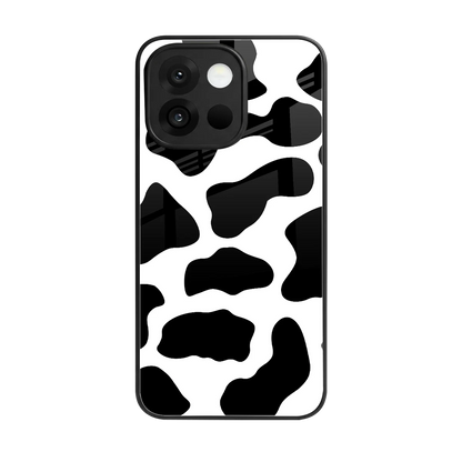 Cow Fur back phone cover | glass case for oneplus 13s