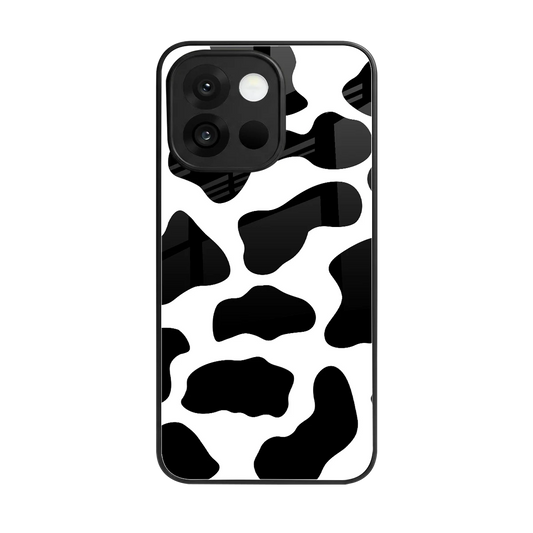 Cow Fur back phone cover | glass case for oneplus 13s