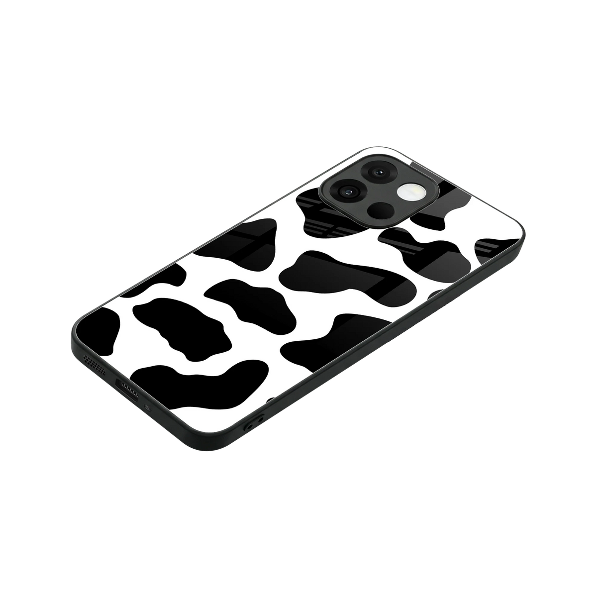 Cow Fur stylish phone case for oneplus 13s | glossy glass and slim fit