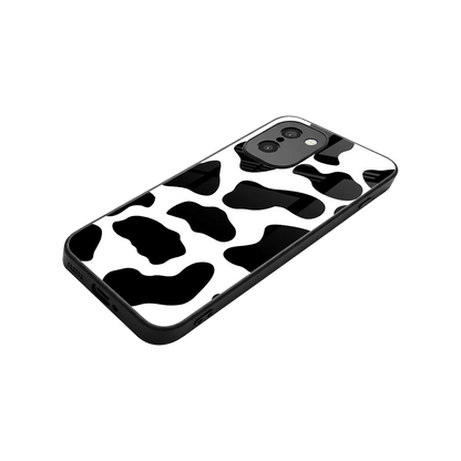 Cow Fur stylish phone case for oneplus 15r | glossy glass and slim fit