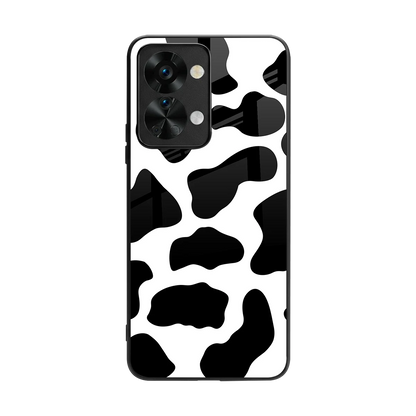Cow Fur back phone cover | glass case for oneplus nord 2t
