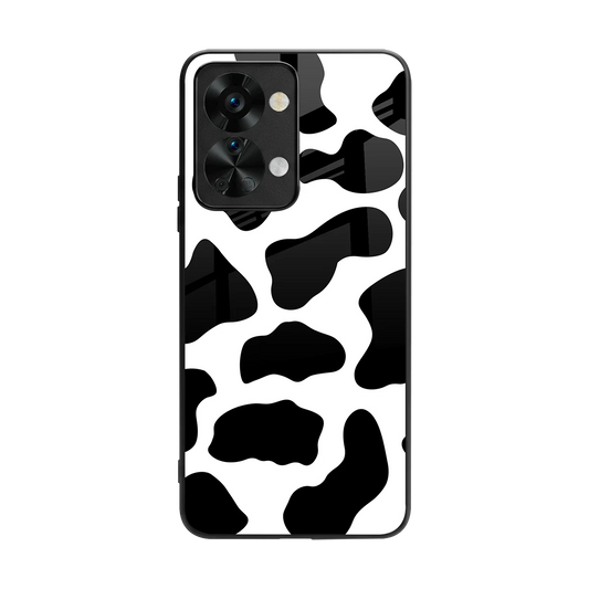Cow Fur back phone cover | glass case for oneplus nord 2t