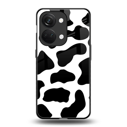 Cow Fur back phone cover | glass case for oneplus nord 3