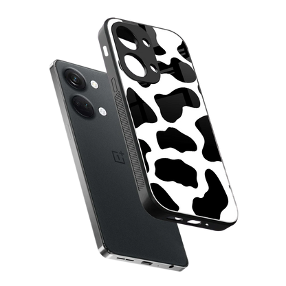 Cow Fur sleek oneplus nord 3 cover with tempered glass back and TPU edges
