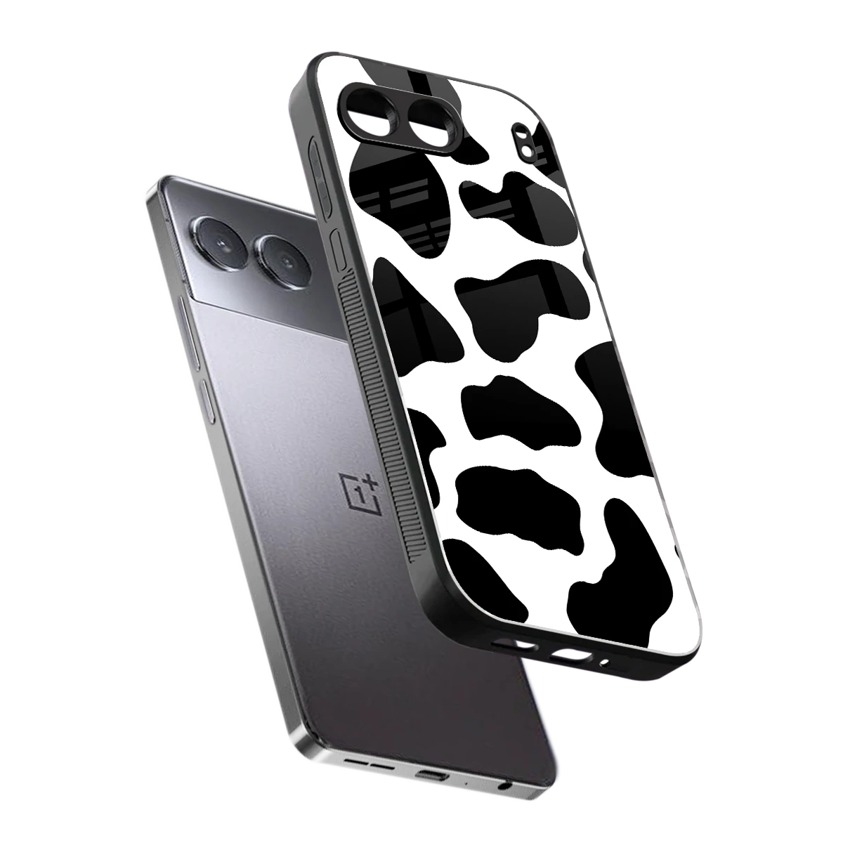 Cow Fur sleek oneplus nord 4 cover with tempered glass back and TPU edges