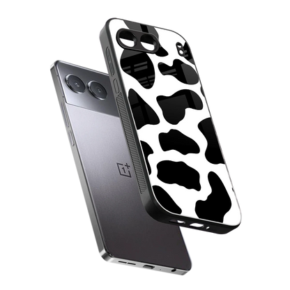 Cow Fur sleek oneplus nord 4 cover with tempered glass back and TPU edges
