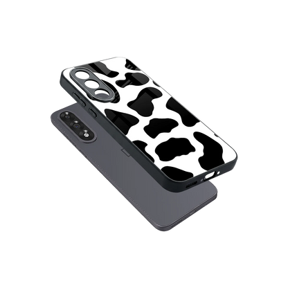Cow Fur sleek oneplus nord 5 cover with tempered glass back and TPU edges