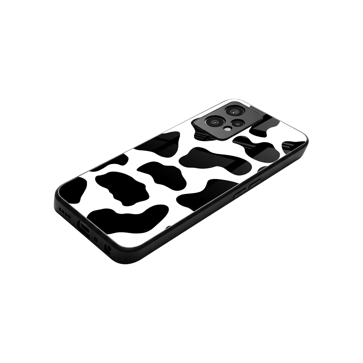 Cow Fur stylish phone case for oneplus nord ce 2 lite | glossy glass and slim fit