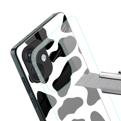 Cow Fur stylish phone case for oneplus nord ce 3 | glossy glass and slim fit