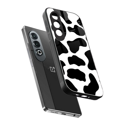 Cow Fur sleek oneplus nord ce 4 cover with tempered glass back and TPU edges