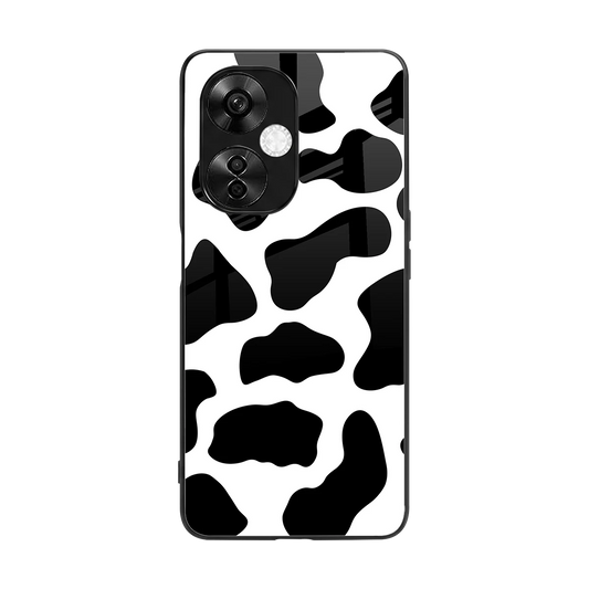 Cow Fur back phone cover | glass case for oneplus nord ce 3 lite