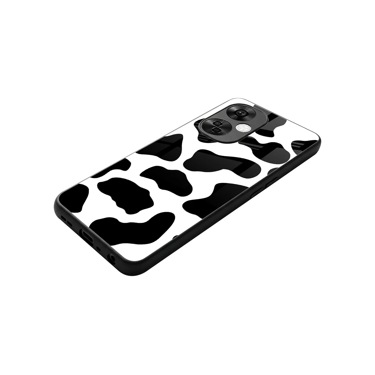 Cow Fur stylish phone case for oneplus nord ce 3 lite | glossy glass and slim fit
