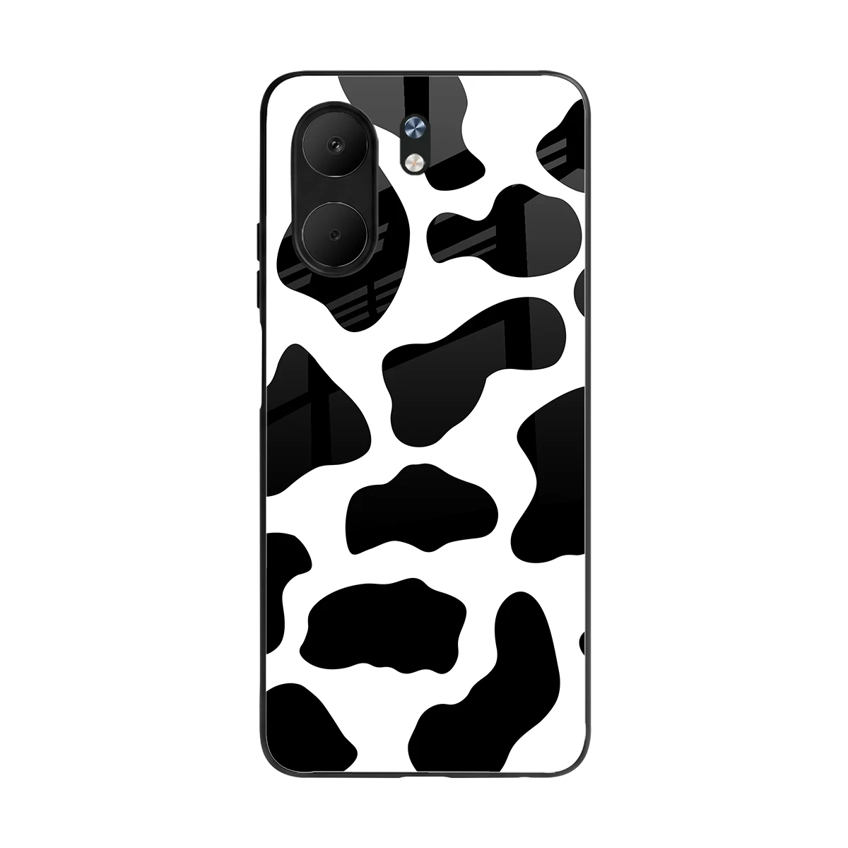 Cow Fur back phone cover | glass case for oppo a5x 5g